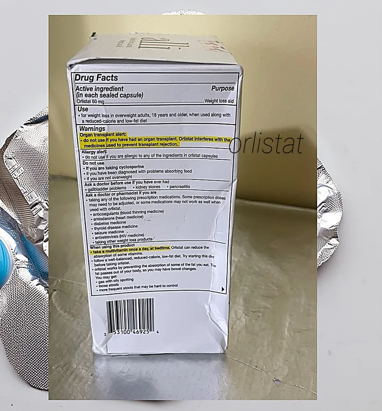 Orlistat se vende sin receta medica